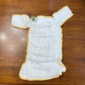 Like New, Nicki's Diapers Snapless Cotton Fitted Cloth Diaper